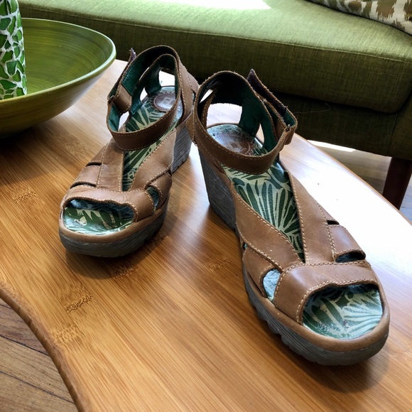 Fly London Brown Sandals 40 - Picture 2 of 9